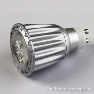 3W GU10 LED Spotlight  Aliminum jacket  CE approval